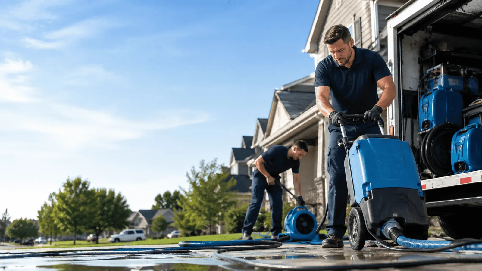 Dehumidification being performed in Taholah, WA